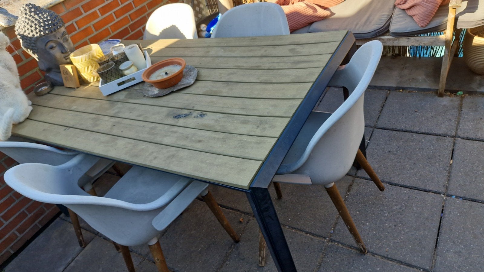 tafel gratis,hout is gesmolten door bbq, Enlèvement