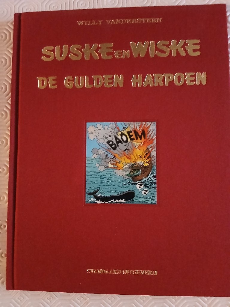 Suske en Wiske Vierkleuren reeks luxe De gulden harpoen, Eén stripboek, Nieuw, Ophalen of Verzenden, Paul Geerts