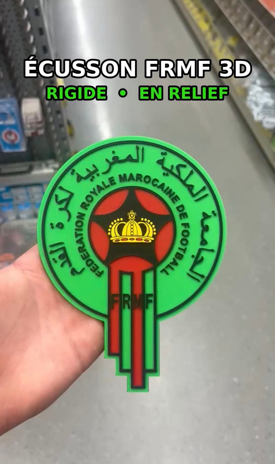 Écusson équipe du maroc, Maison & Meubles, Accessoires pour la Maison | Tableaux d'affichage, Enlèvement ou Envoi