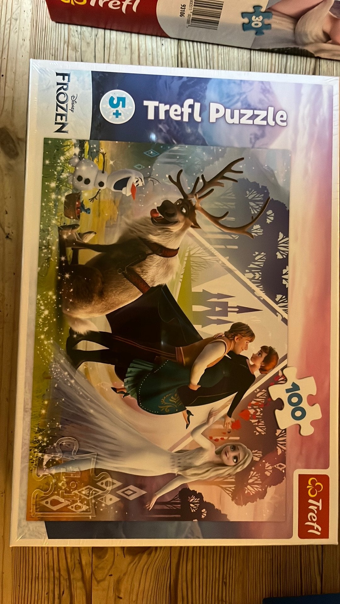 Puzzel frozen 100 stuks, Enlèvement ou Envoi, Plus de 50 pièces, Neuf, 4 à 6 ans