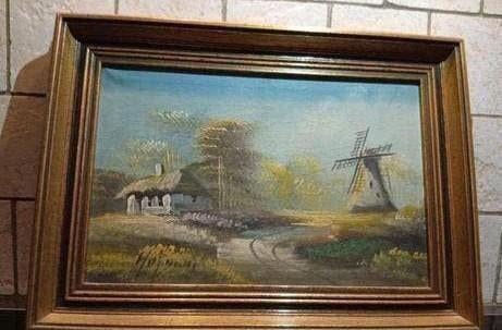 Schilderijen windmolen, Enlèvement
