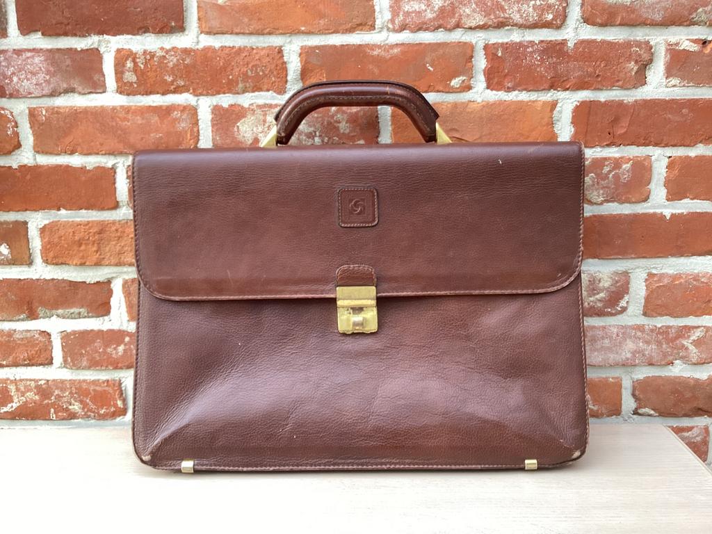ROBUUSTE VINTAGE SAMSONITE AKTETAS - DOORLEEFDE PATINA, Ophalen of Verzenden, Zo goed als nieuw