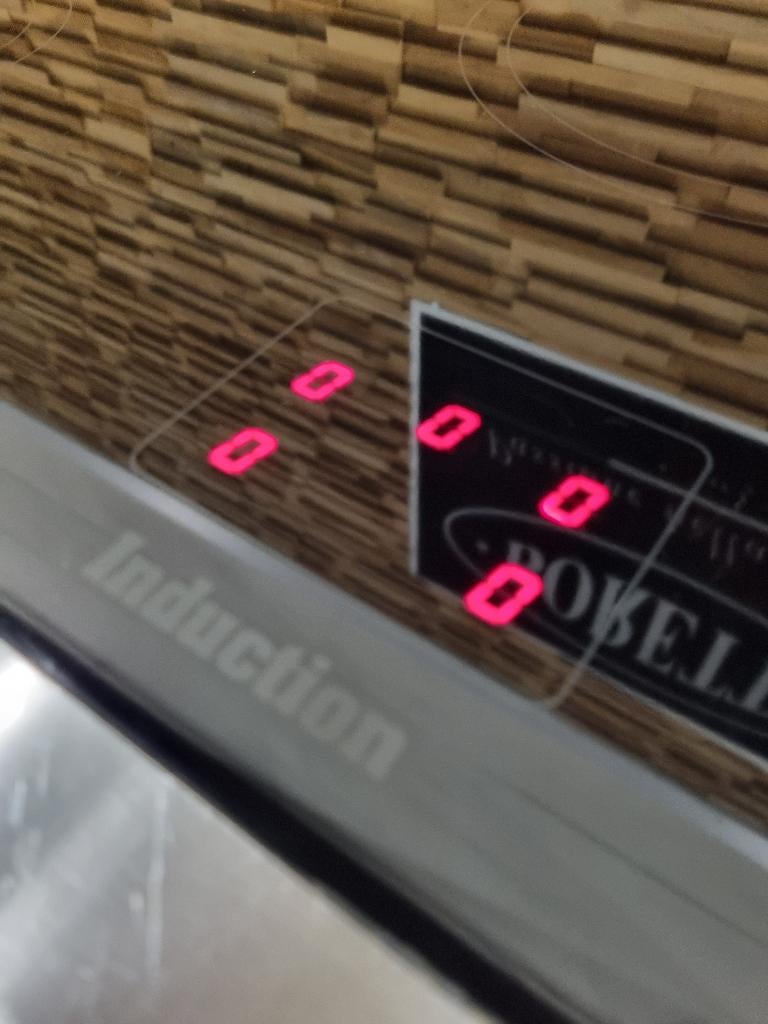 🔥Luxe Fornuis Falcon Deluxe 90cm INDUCTIE rood 5 zones, Classe énergétique A ou plus économe, Comme neuf, Enlèvement, Gril