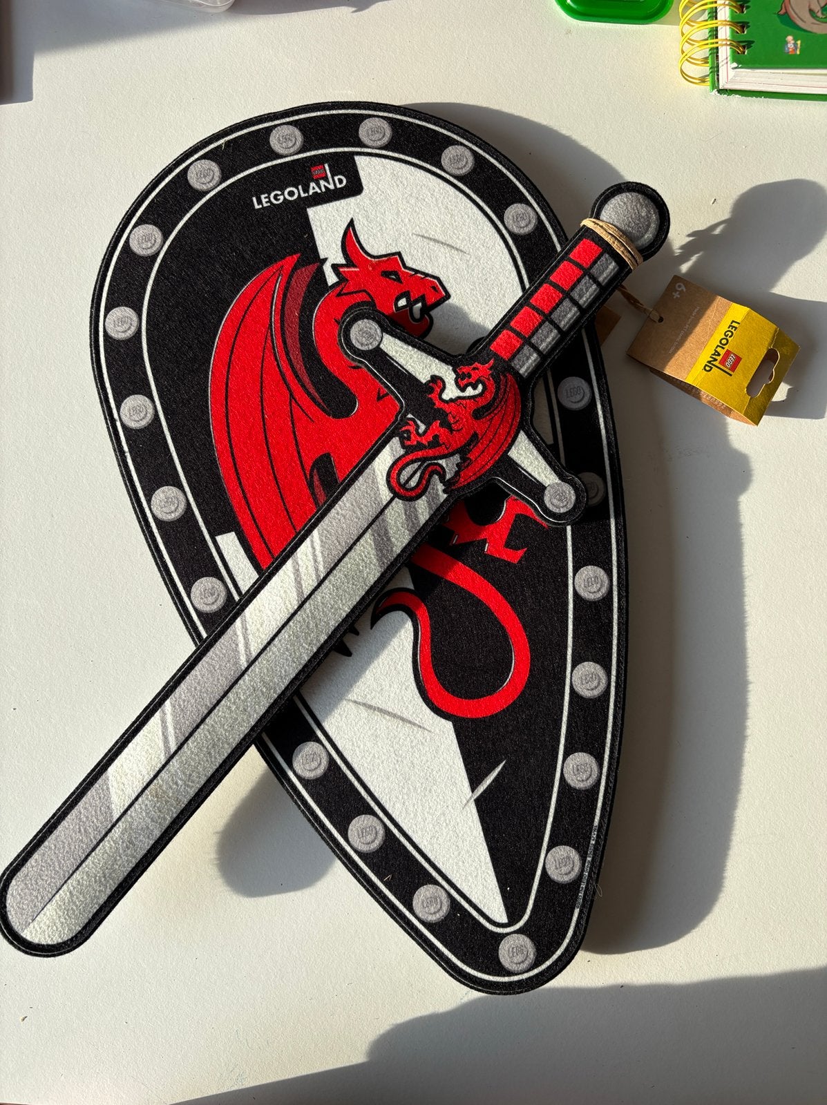 Schild & zwaard Legoland Drakenclan nieuw, Enlèvement, Comme neuf, LEGOLAND