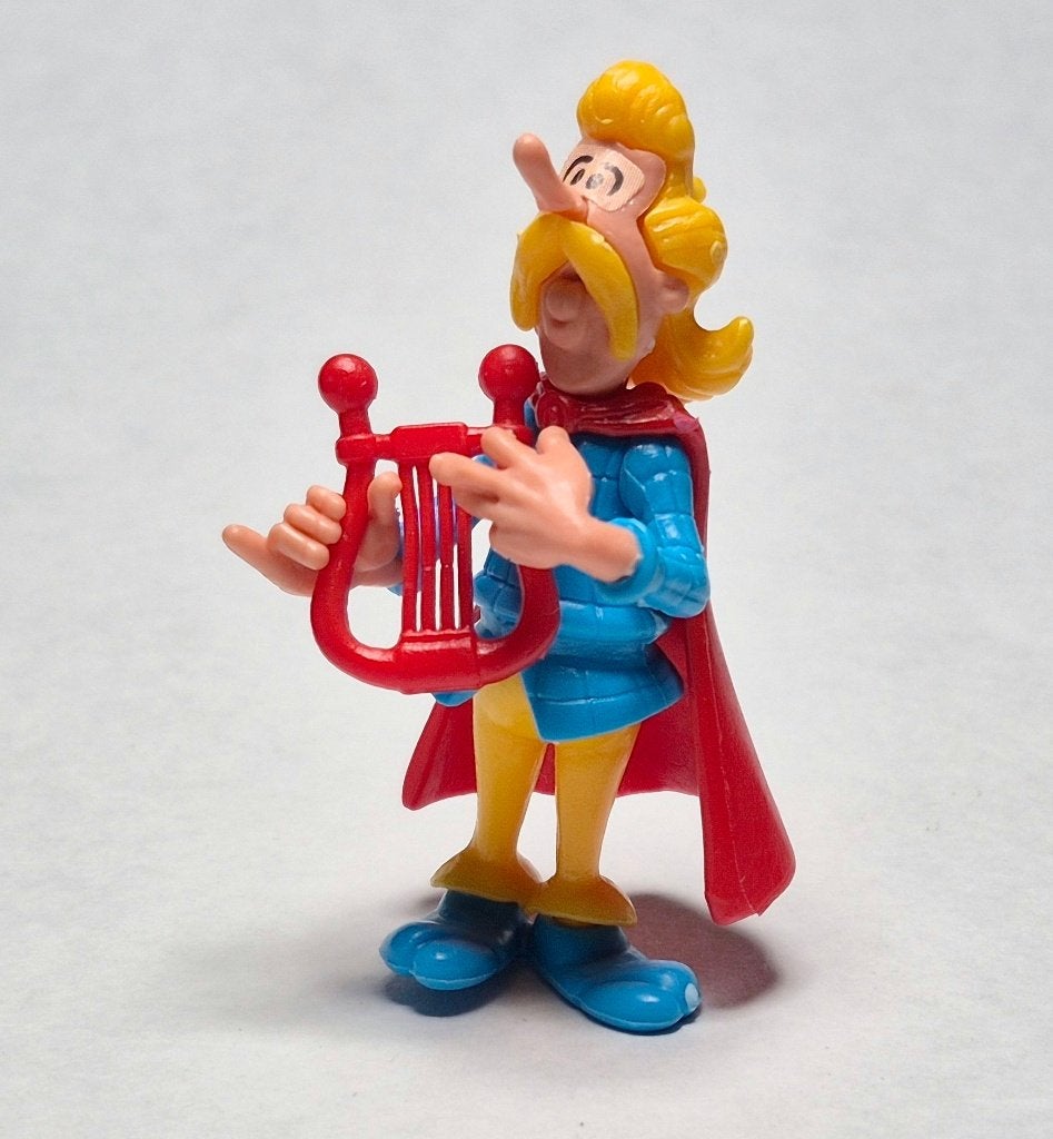 Asterix 1990 Troubadix Assurancetourix  K91 N16, Enlèvement ou Envoi, Utilisé, Figurines