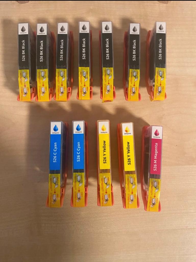 Canon 525/526 inkt, Computers en Software, Ophalen of Verzenden, Zo goed als nieuw