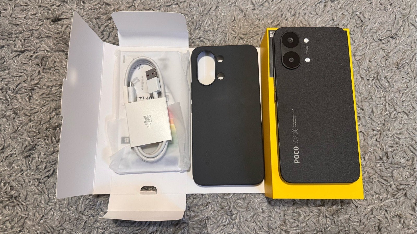 Xiaomi Poco X8 Pro Max noir 256 Go/12 Go de RAM + chargeur 1, Neuf, Enlèvement ou Envoi, Classique ou Candybar, 6 mégapixels ou plus