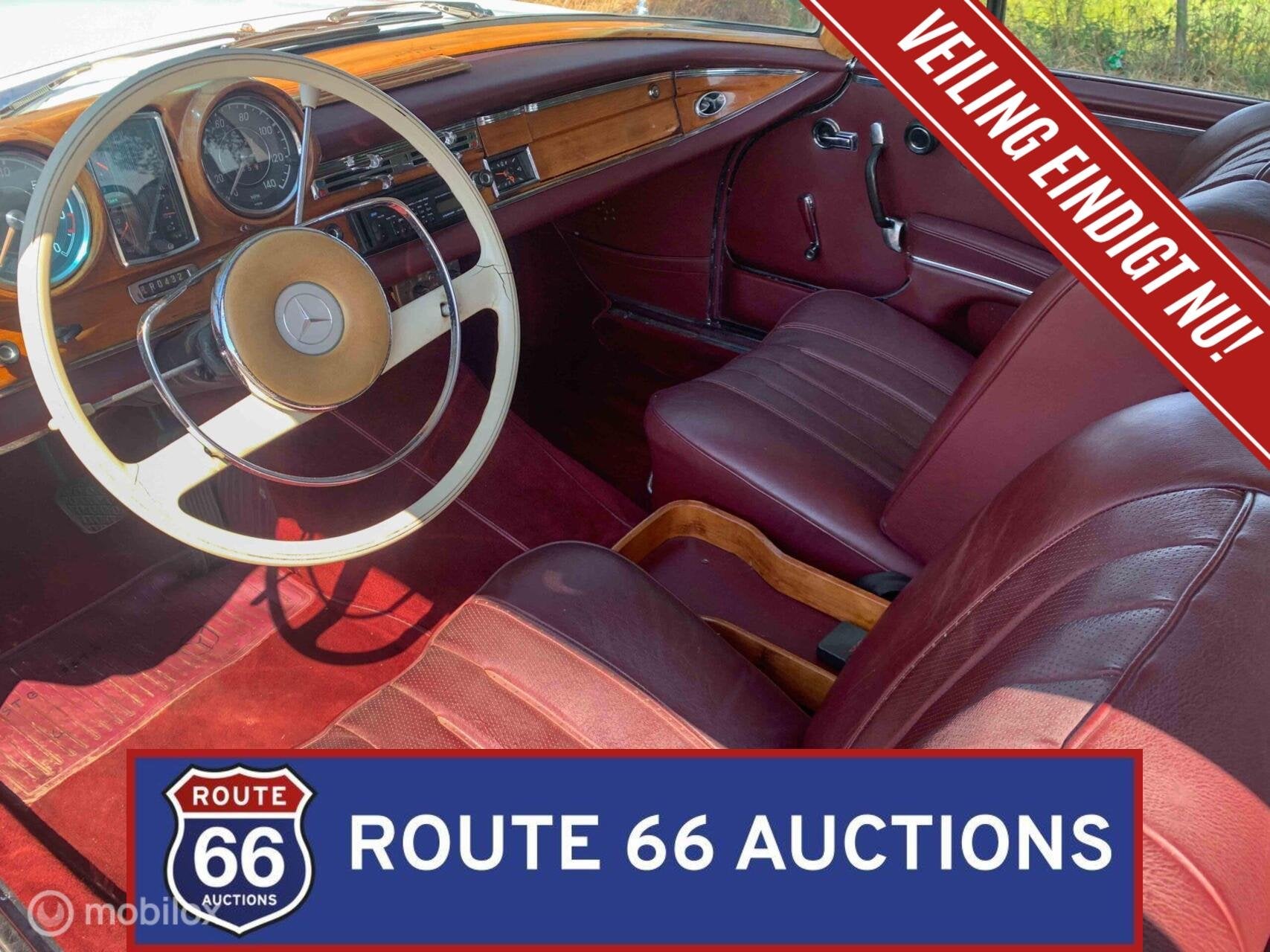 Mercedes-Benz 220 SE Coupe | 1963 | Route 66 Auctions, Zwart, Mercedes-Benz, Bedrijf, Handgeschakeld