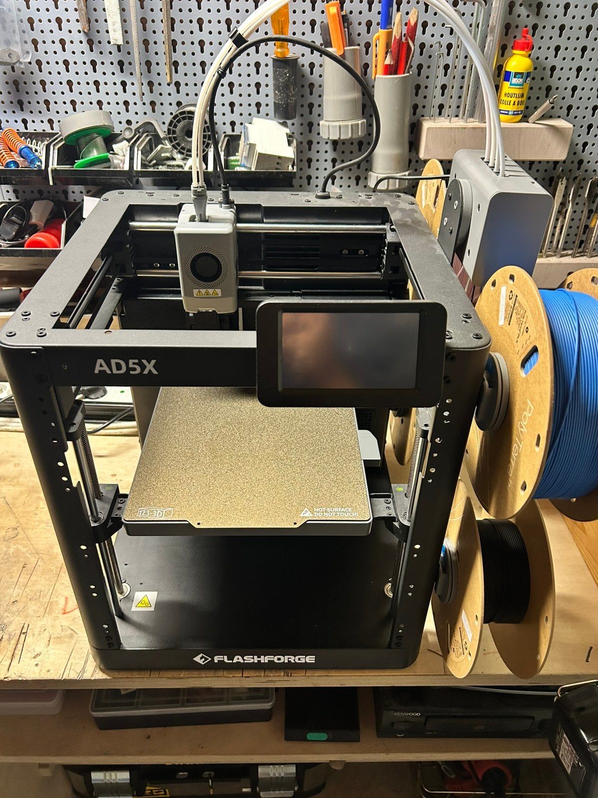 Flashforge AD5X 3d printer, Computers en Software, 3D Printers, Ophalen, Gebruikt, Ingebouwde Wi-Fi, Filament