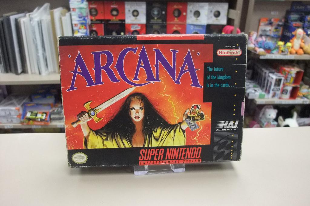 Arcana (cib) usa snes, Games en Spelcomputers, Games | Nintendo Super NES, Nintendo, Gebruikt, 1 speler, Ophalen of Verzenden