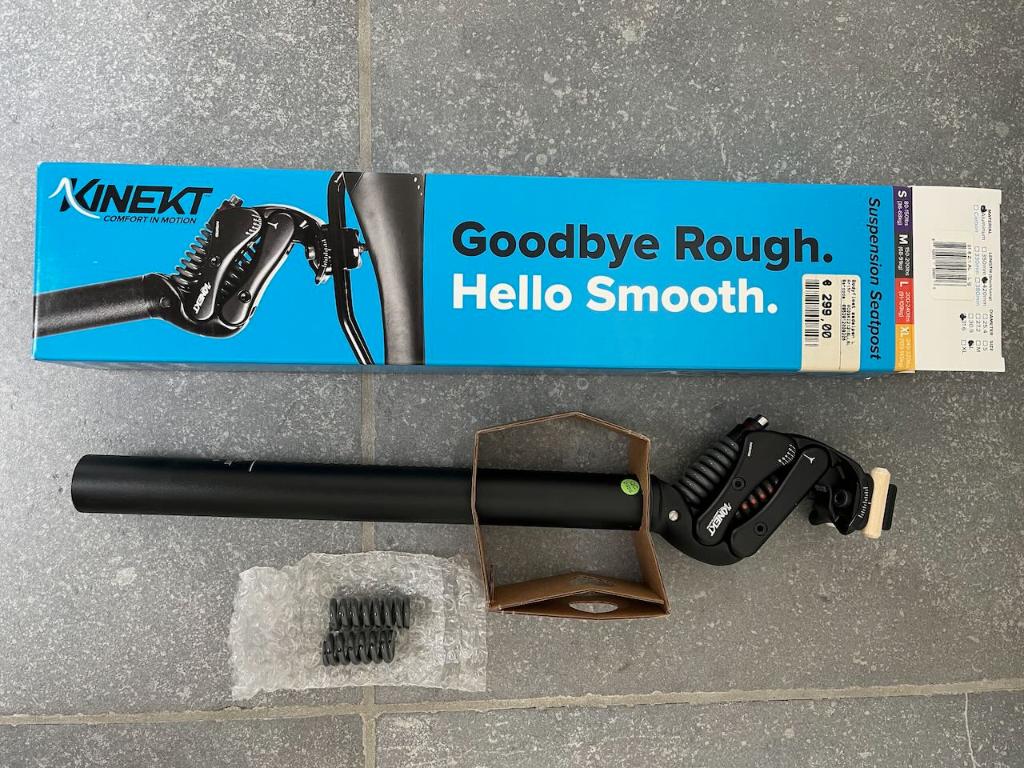 Kinekt XR Verende Zadelpen 420mm-31,6-size L (91-109kg), Fietsen en Brommers, Ophalen of Verzenden, Nieuw, Kinekt