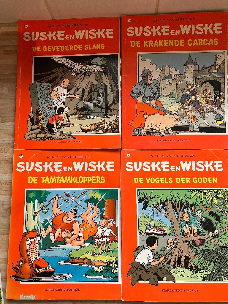 Suske en Wiske — 8 albums, Plusieurs BD, Enlèvement, Utilisé, Willy vandersteen
