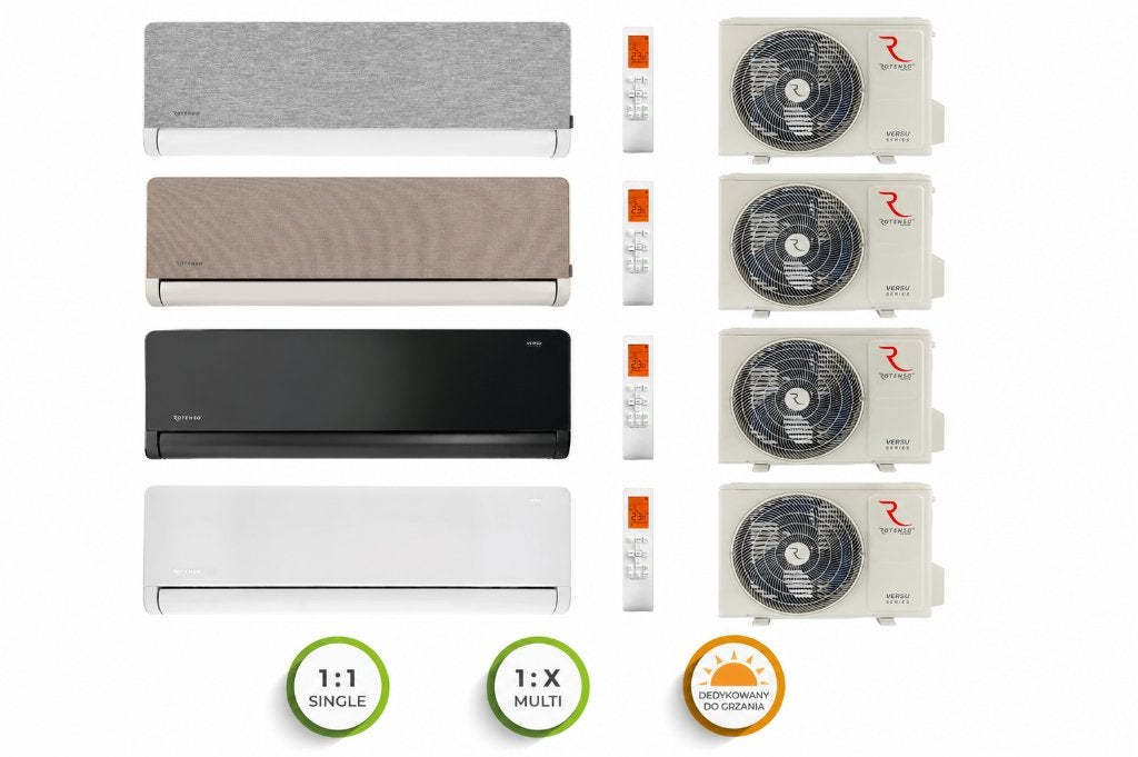 Rotenso Split Unit Airconditionings - 5 jaar garantie, Elektronische apparatuur, Ophalen of Verzenden, Nieuw