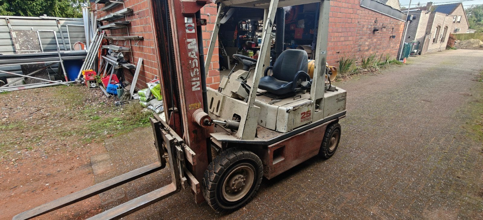vorklift, Ophalen