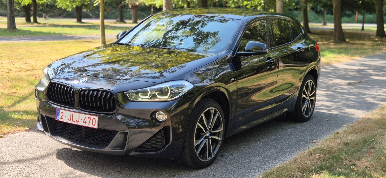 BMW X2 sDrive 18d, Autos, BMW, 100 kW, Euro 6, Alcantara, Noir
