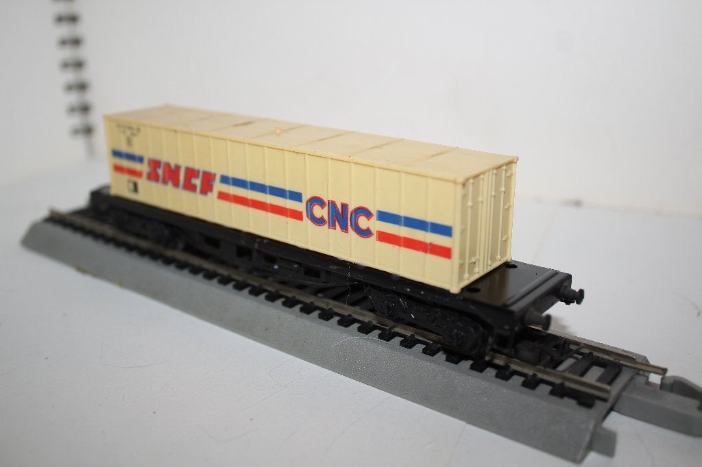 Marklin Ho  Container CNC wagen, Wisselstroom, Gebruikt, Verzenden, Wagon