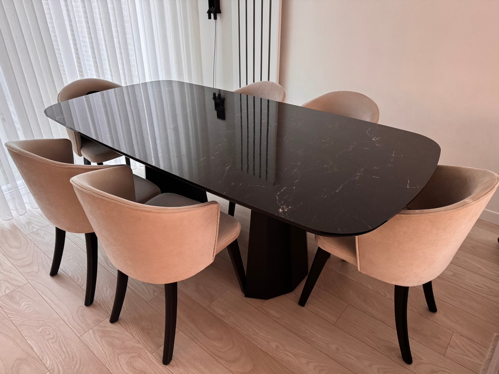 Eettafel met stoelen, Zakelijke goederen, Ophalen, Gebruikt, Tafel