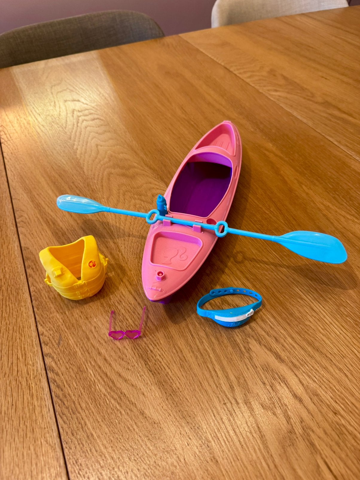 Barbie-kajak met accessoires, Ophalen of Verzenden, Zo goed als nieuw, Barbie