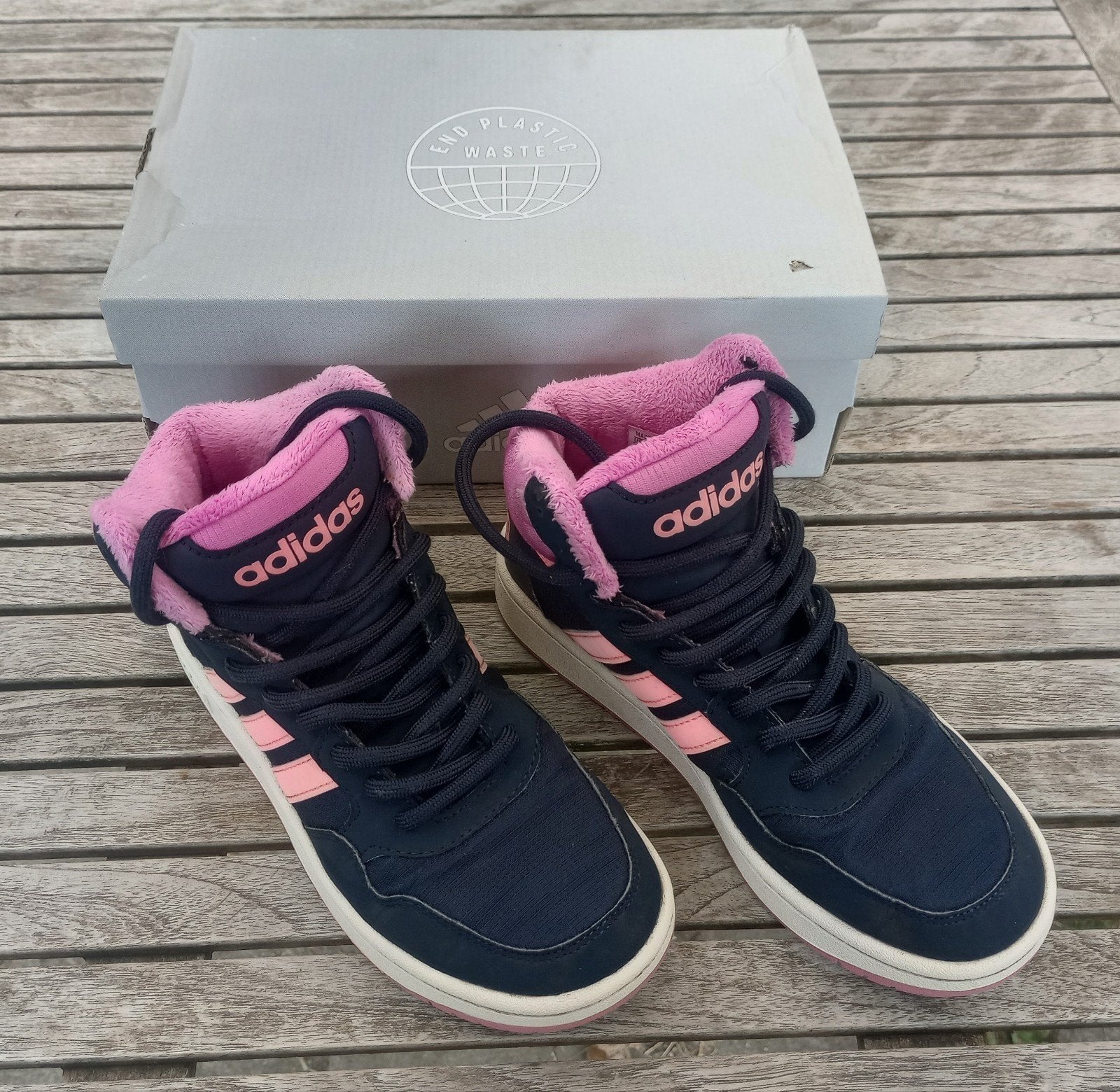 baskets Adidas Hoops Mid 3.0 - enfant, taille 35, Adidas, Enlèvement ou Envoi, Comme neuf, Chaussures