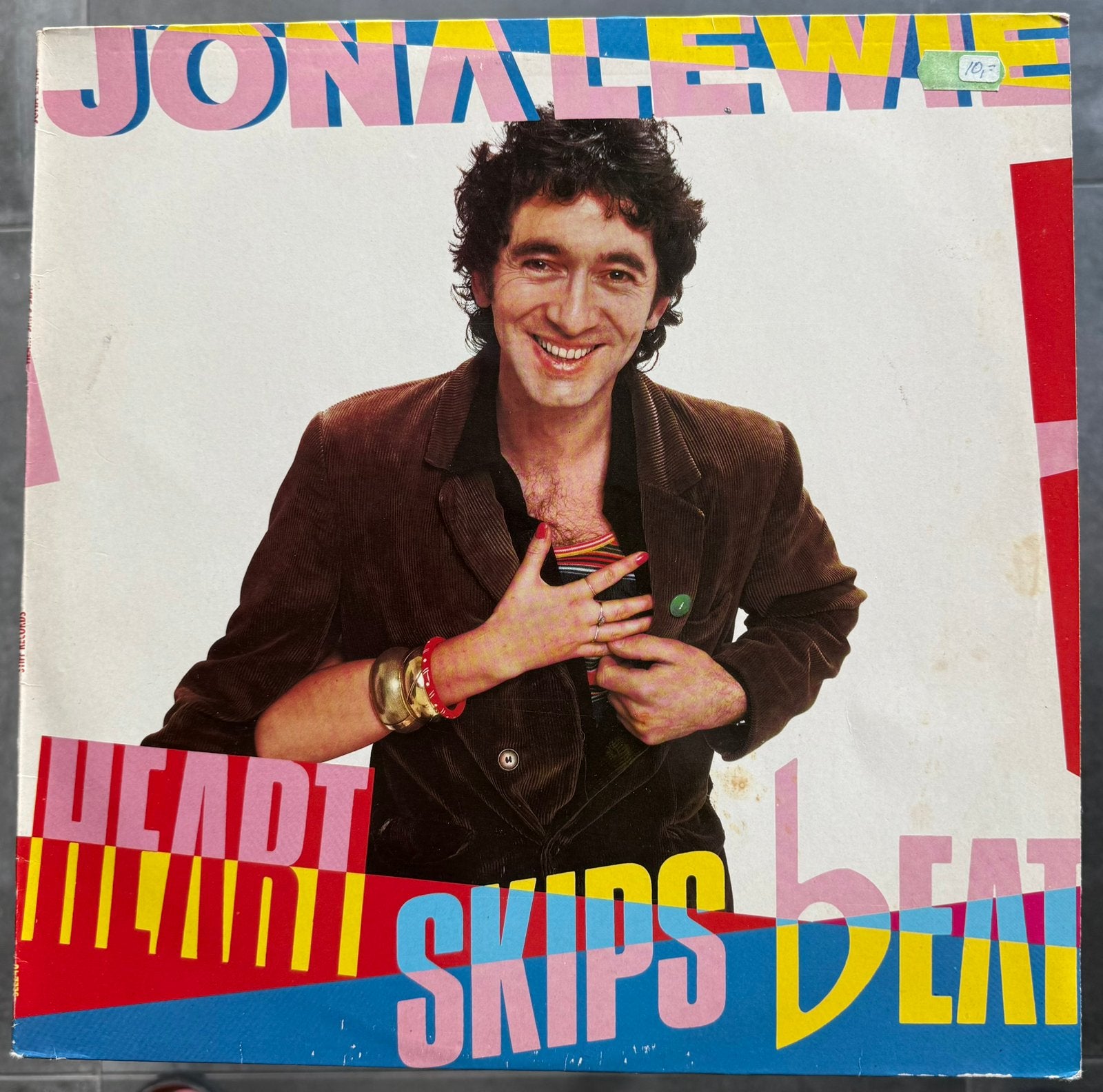 LP Jona Lewie - Heart skips beat, Cd's en Dvd's, Vinyl | Pop, Ophalen of Verzenden, Gebruikt