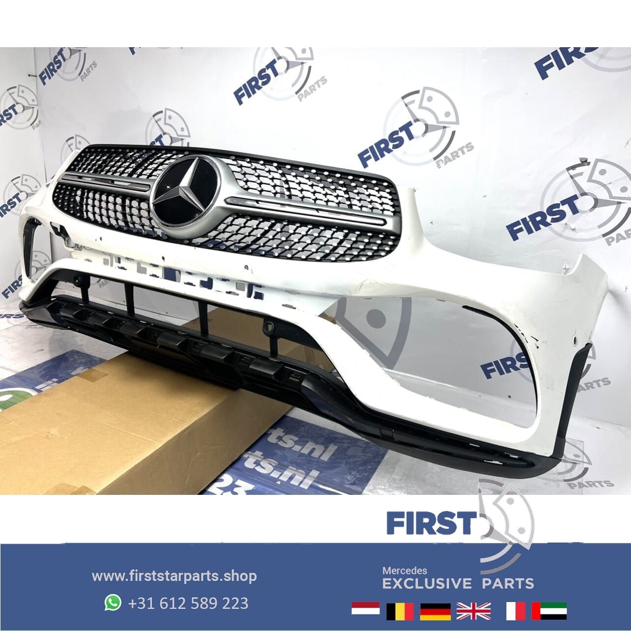 X253 C253 GLC BUMPER FACELIFT 2021 W253 AMG VOORBUMPER + DIA, Utilisé, -, Avant, -