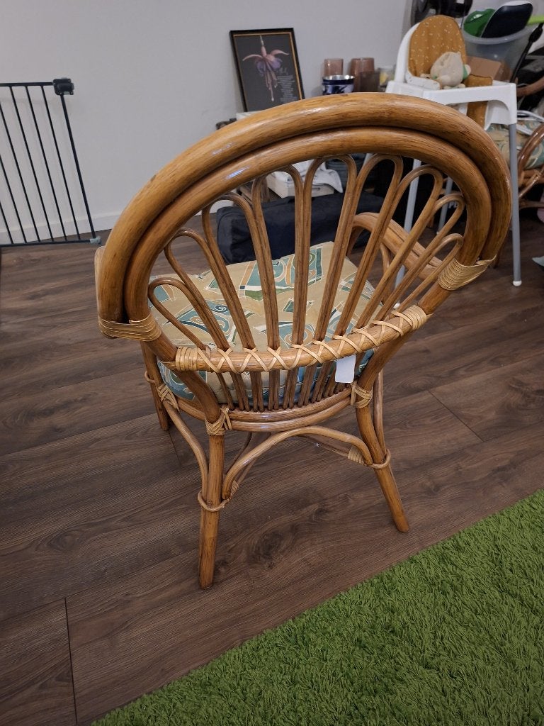 Rotan meubilair (stoel), Huis en Inrichting, Twee, Bruin, Klassiek, Ophalen of Verzenden