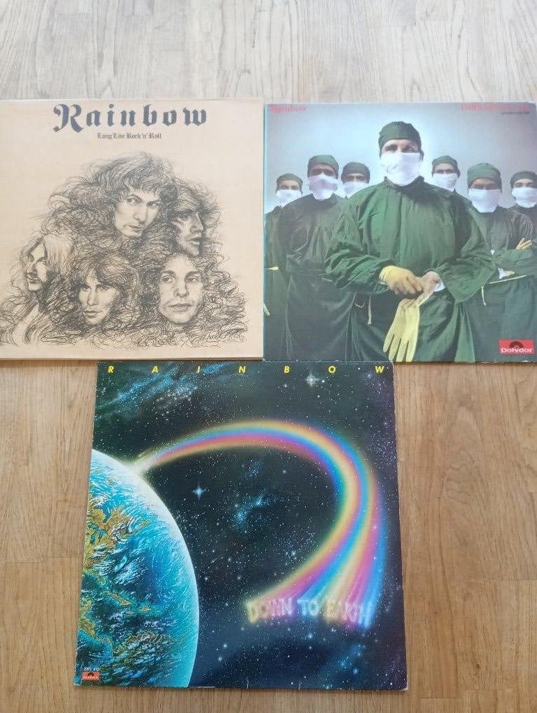 Collection de vinyles Rainbow : 3 vinyles, Enlèvement ou Envoi, Utilisé, LP