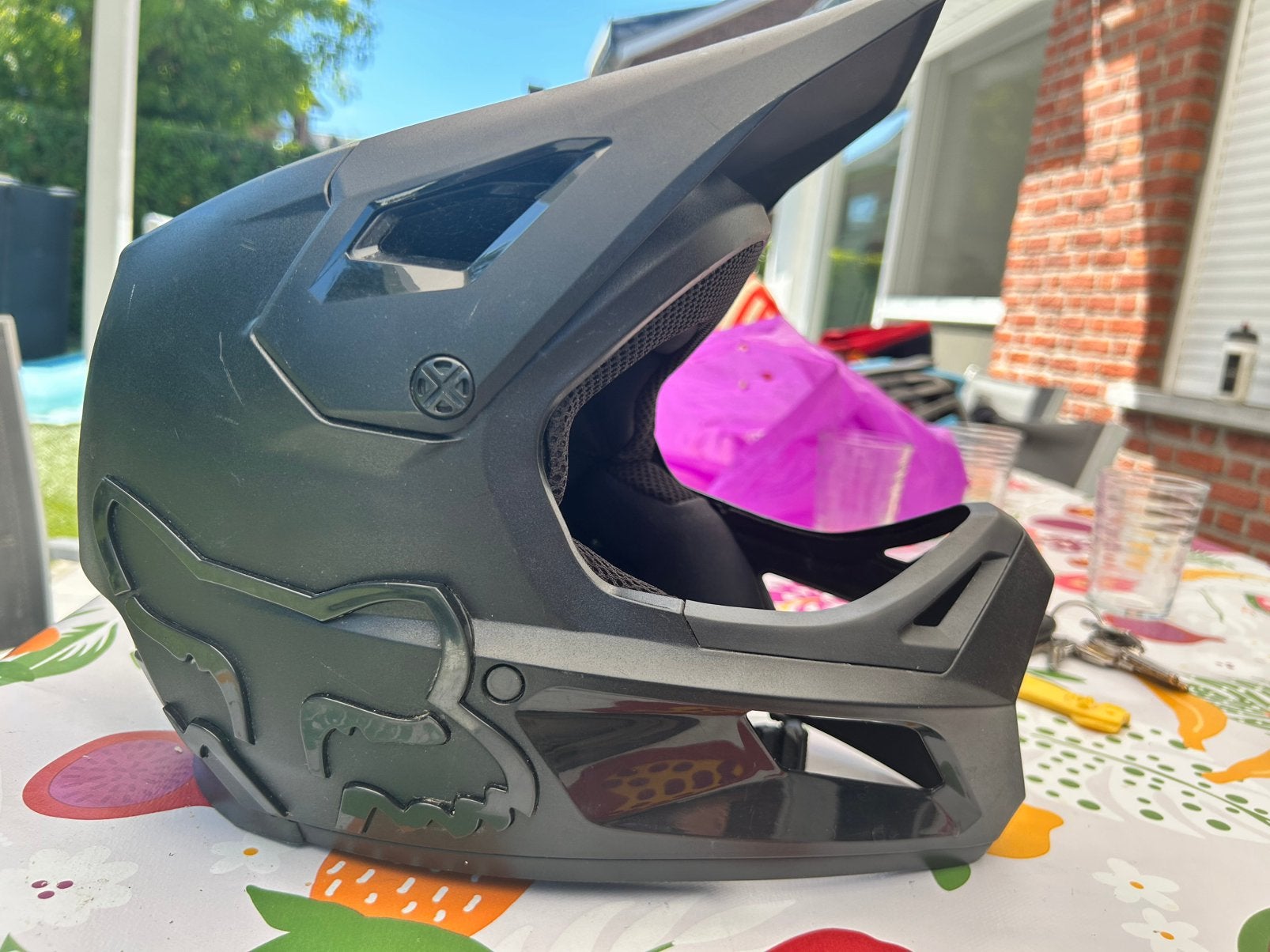 Casque FOX RAMPAGE, Enlèvement ou Envoi, Utilisé, Autres tailles, Garçon ou Fille