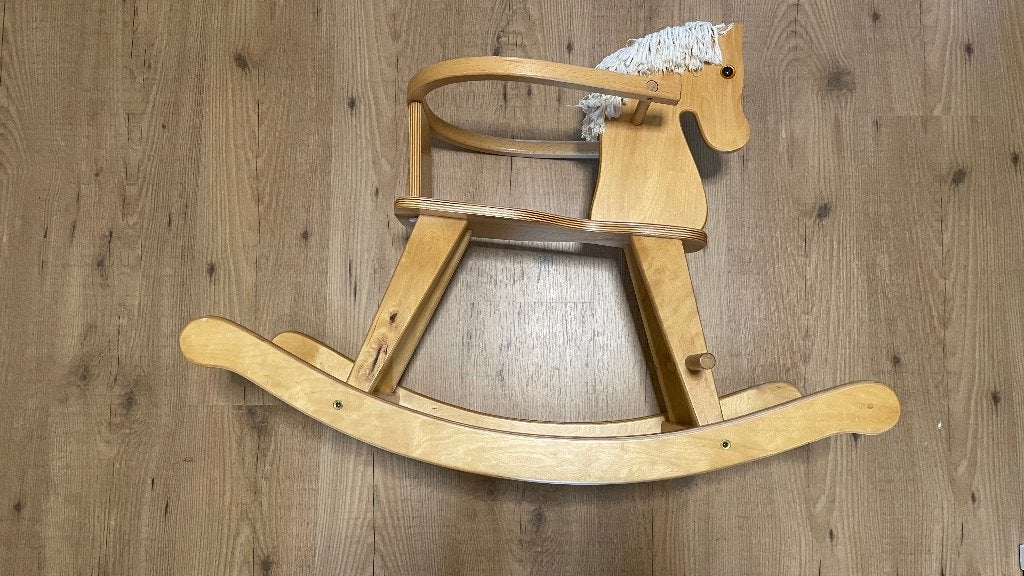 Baby schommelpaardje, Kinderen en Baby's, Ophalen, Zo goed als nieuw