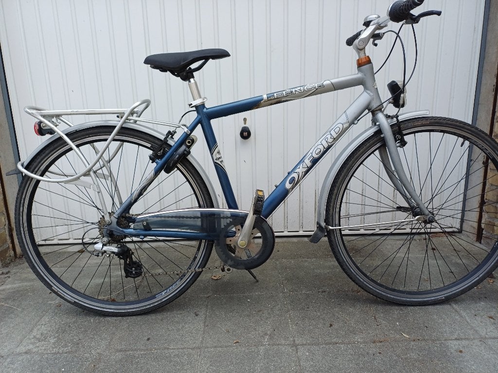 Oxford herenfiets maat 51, Fietsen en Brommers, Ophalen, Gebruikt, Velgrem, Versnellingen