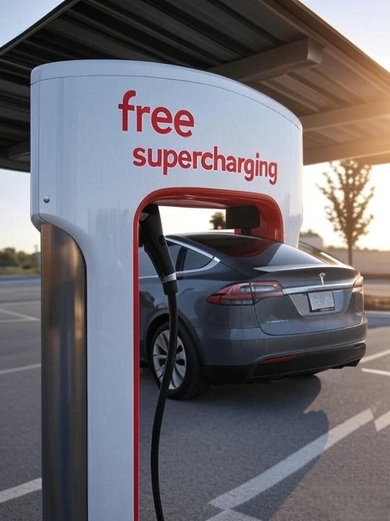 Model X90D *Free Supercharging*7PL*, Auto's, Tesla, Automaat, Euro 6, Wit, Leder