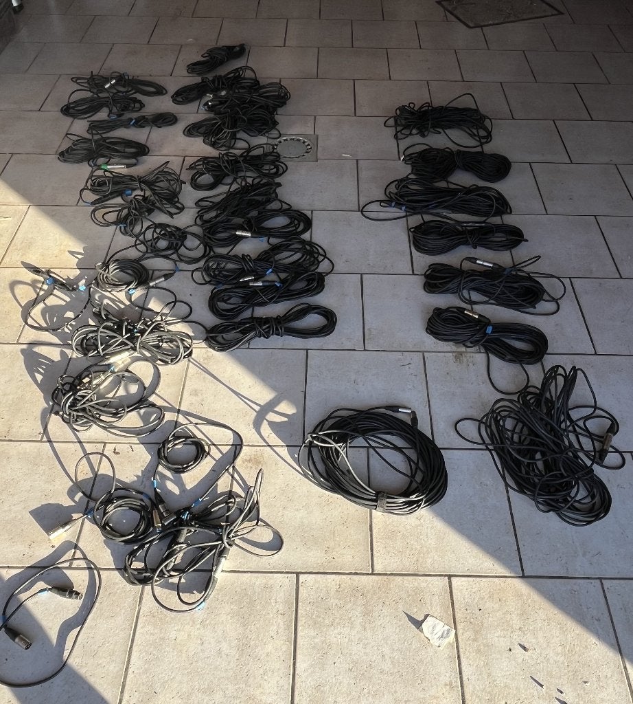 XLR-XRL kabelset, Audio, Tv en Foto, Audiokabels en Televisiekabels, Ophalen, Gebruikt, Overige kabels