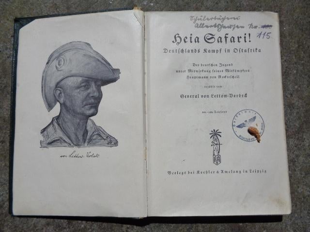 Antiquariaat boek Heia Safari ! D. Kampf in Ostafrika in WO1, Gelezen, Ophalen of Verzenden, Voor 1940, Overige onderwerpen