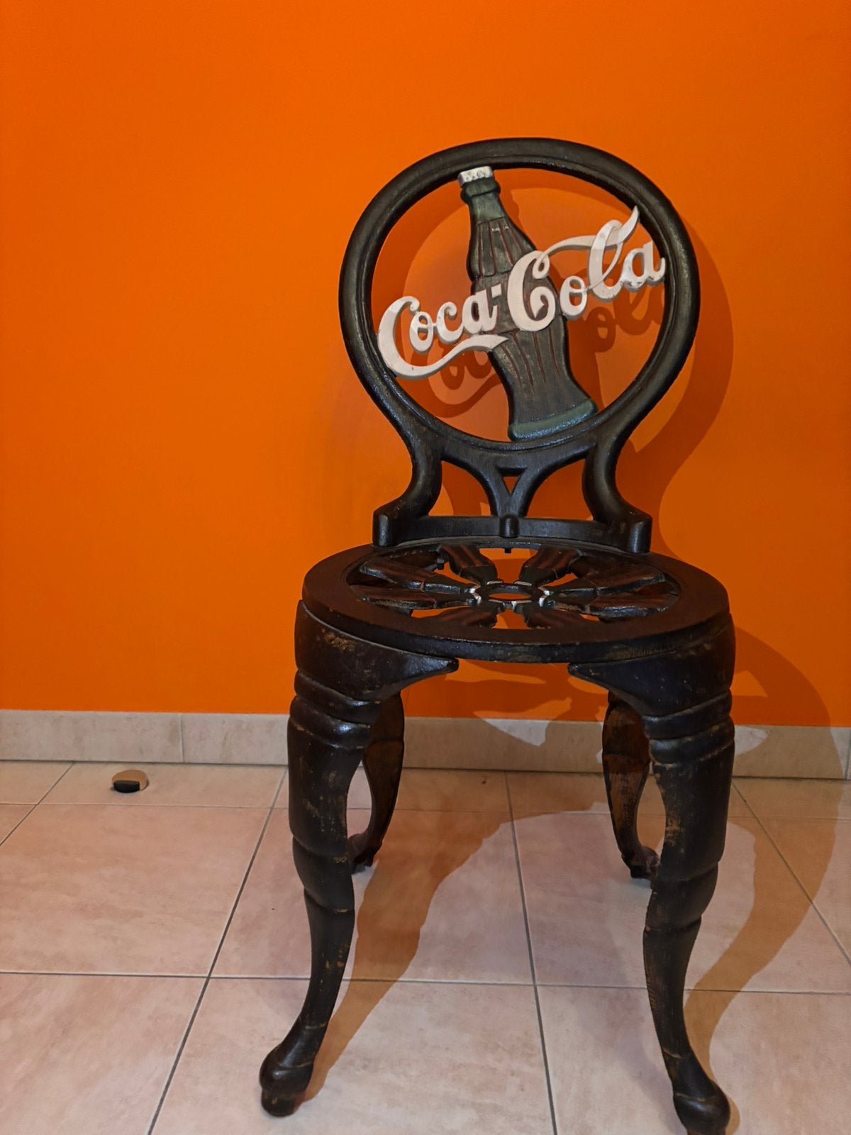 Coca cola vintage stoel, Verzamelen, Merken en Reclamevoorwerpen, Ophalen