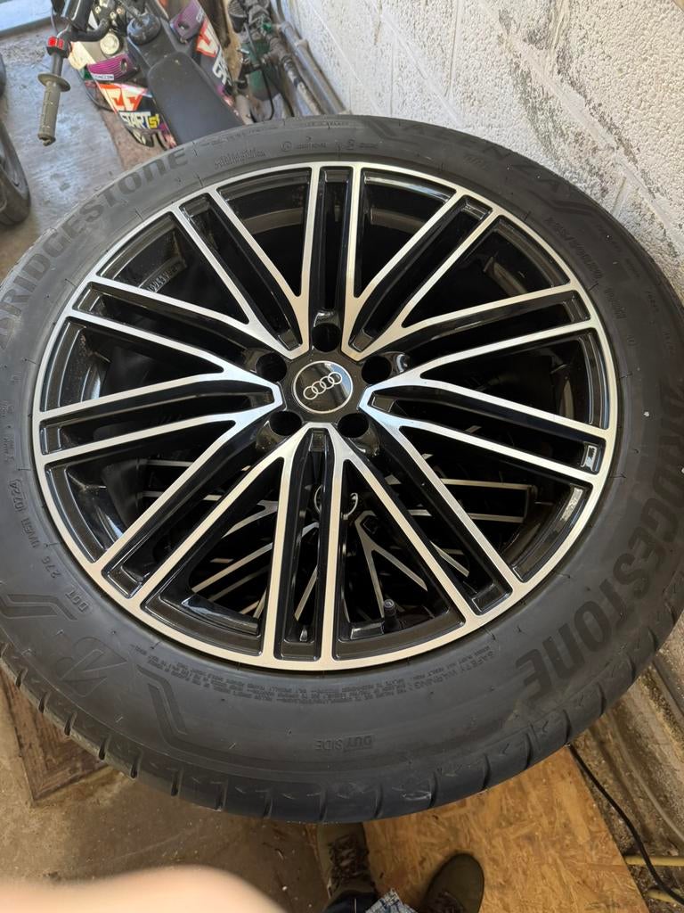 Jantes 20 pouces plus pneus bridgestone, Autos : Pièces & Accessoires, Pneus & Jantes, Enlèvement, 20 pouces, Pneu(s)