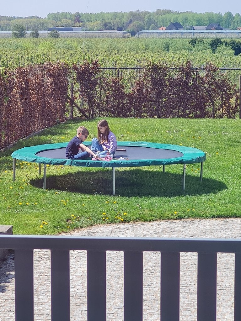 trampoline, Ophalen, Gebruikt