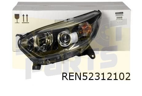 Renault Captur (4/13-6/17) koplamp Rechts (chrome ring rond, Neuf, -, Renault, -