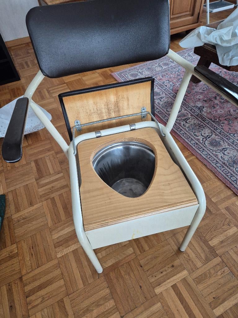 vintage medische stoel, Ophalen, Hout