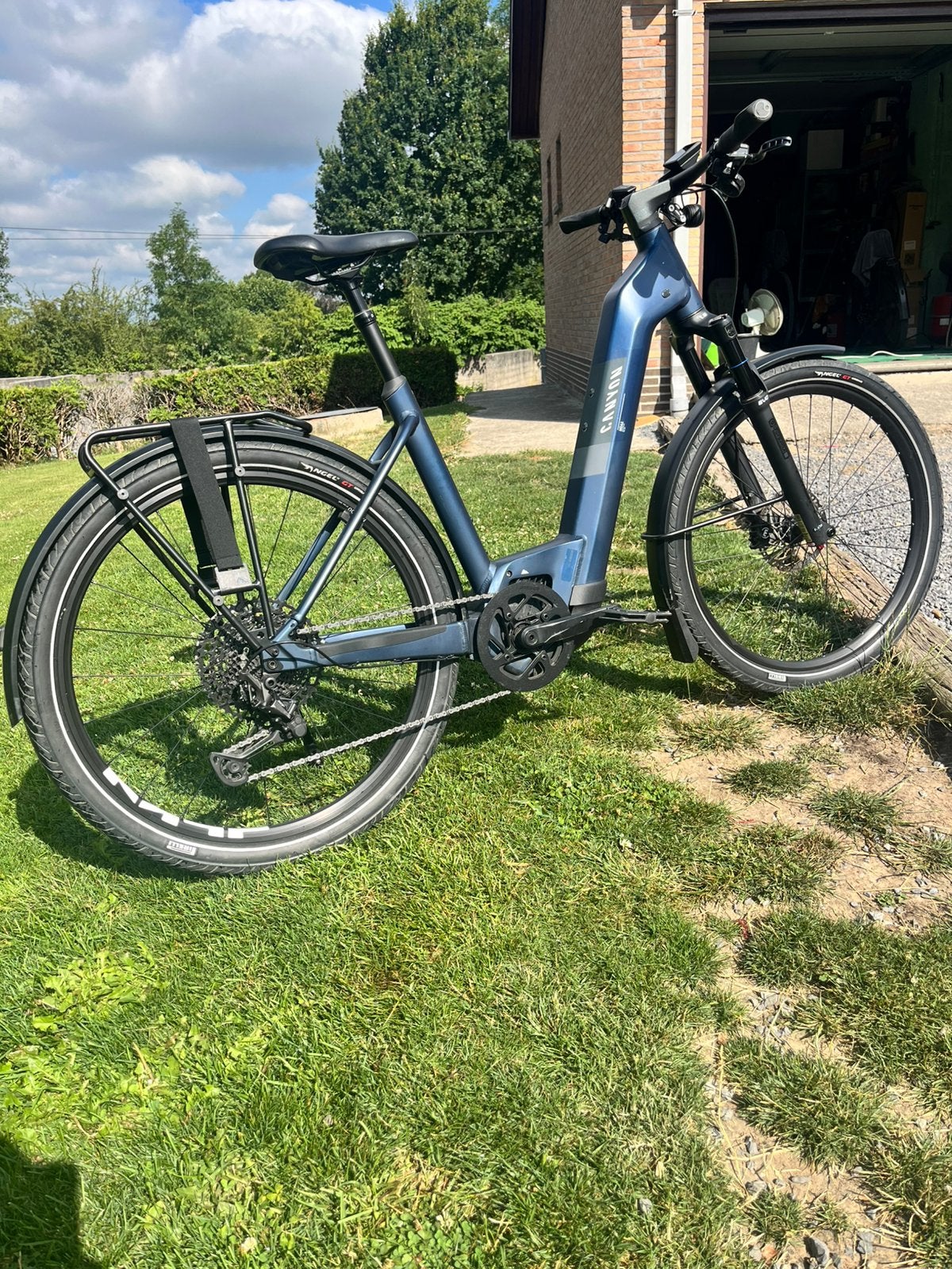 Canyon Pathlite suv on7 maat  large bj 2024, Vélos & Vélomoteurs, Vélos électriques, Comme neuf, Enlèvement