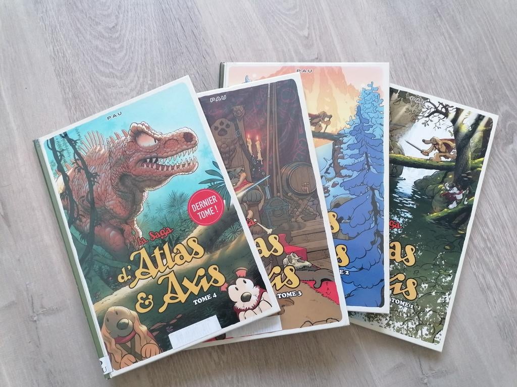 La saga d'Atlas & Axis, Livres, Enlèvement ou Envoi