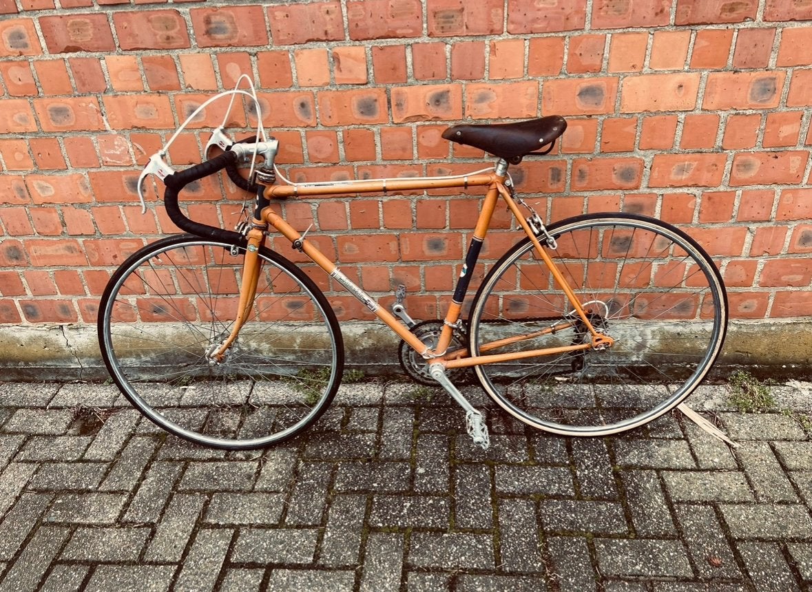 Koersfiets retro, Fietsen en Brommers, Ophalen