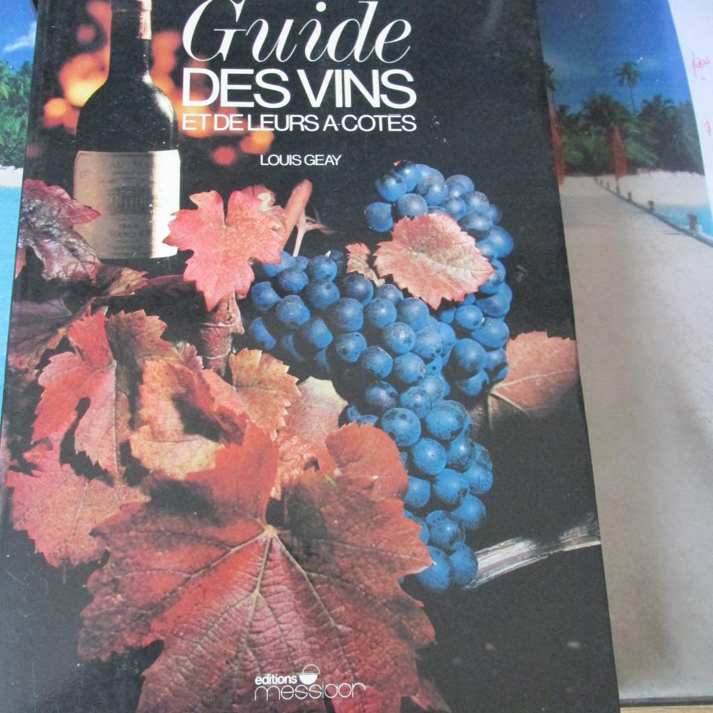 livre sur le vin, Enlèvement, Utilisé