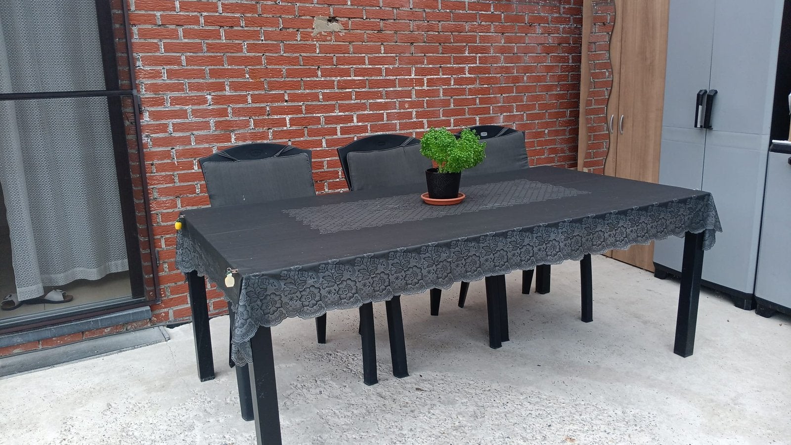 Eettafel 2x1 meter, Enlèvement, Utilisé