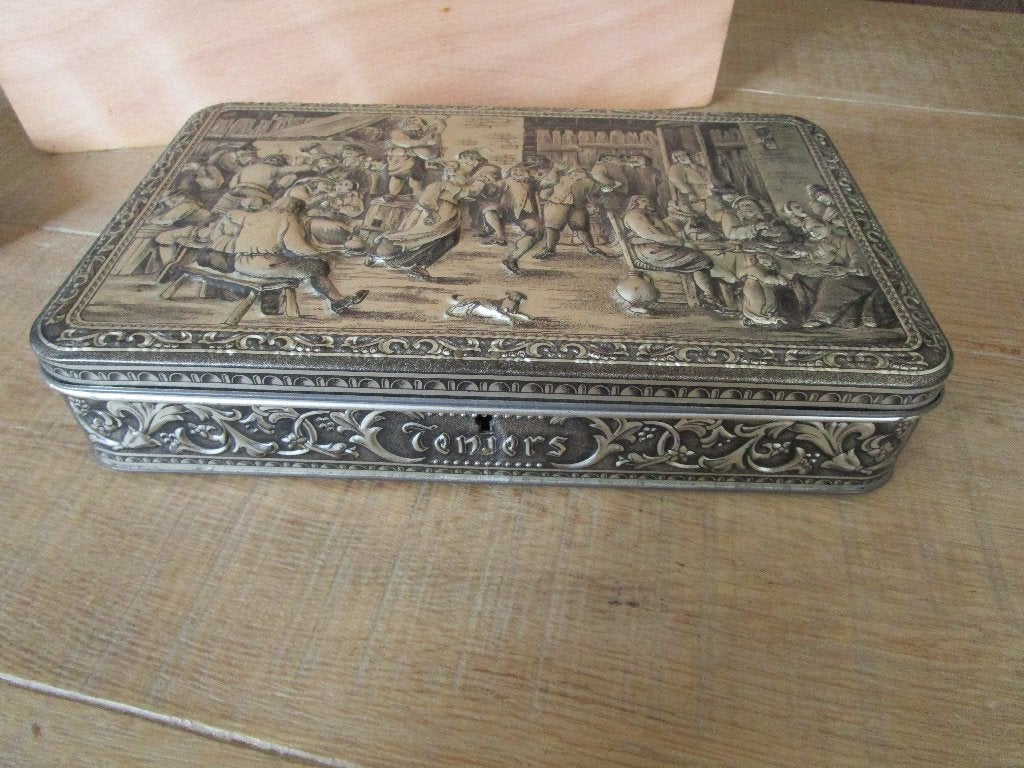 blikdoos Teniers, Enlèvement ou Envoi, Utilisé, Biscuits