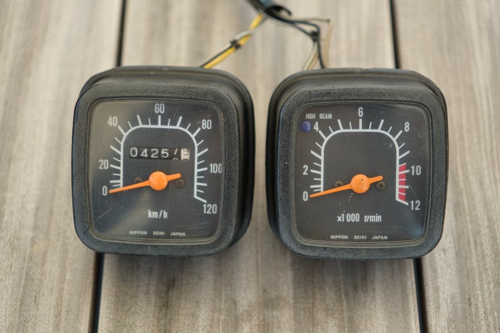 Originele Suzuki TS50 ER tellerset compleet OEM, Ophalen of Verzenden, Gebruikt