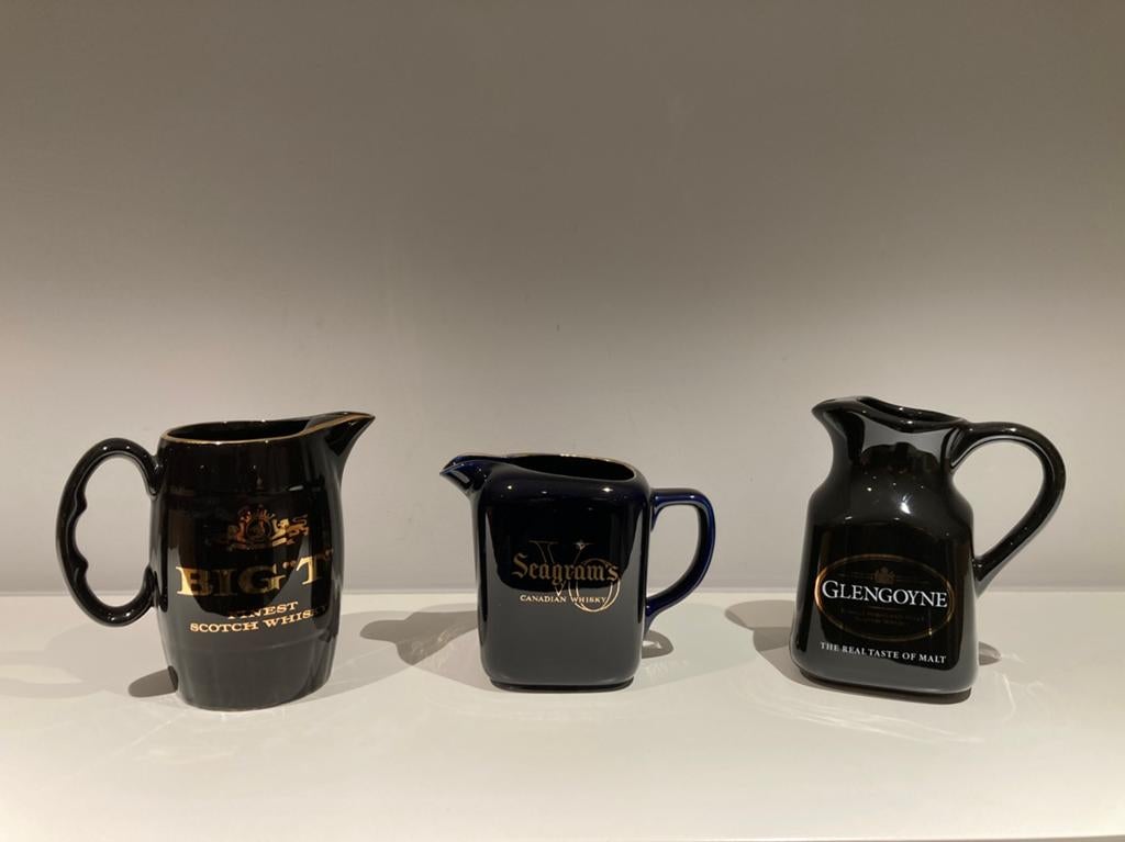 Drie kerafjes scotch whisky, Handtassen en Accessoires, Manchetknopen, Ophalen of Verzenden, Zo goed als nieuw