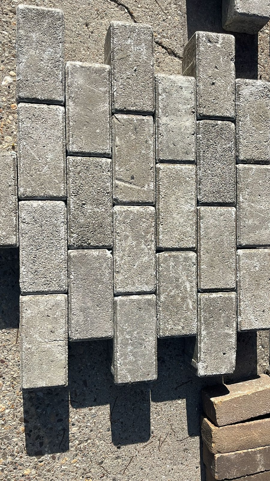 Gebruikte Betonklinkers. Betonklinkers gebruikt., Gebruikt, Klinkers, Ophalen of Verzenden, 10 m² of meer
