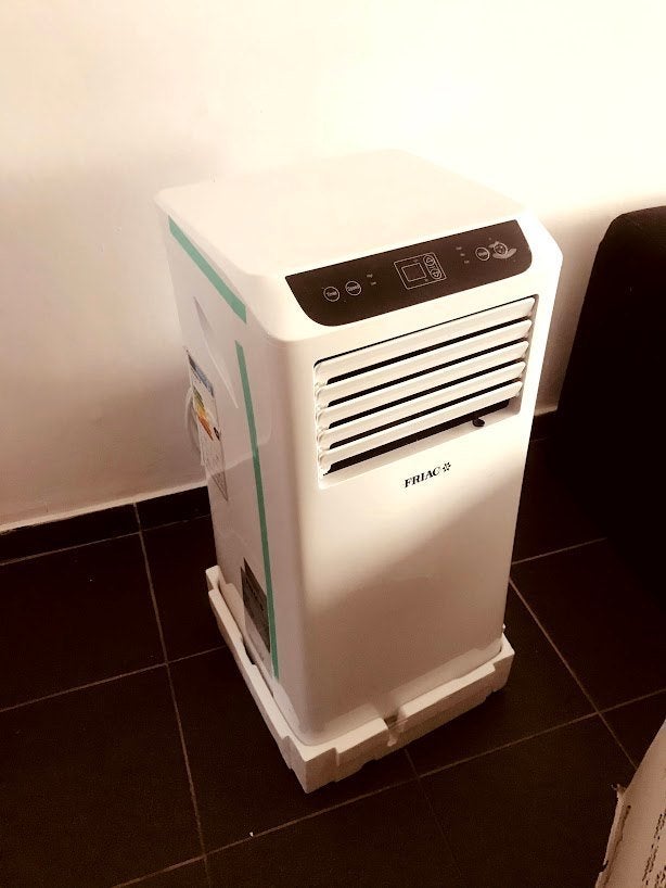 Mobiele airco FRIAC 10.000 BTU Energieklasse A, Ophalen, Zo goed als nieuw, Mobiele airco