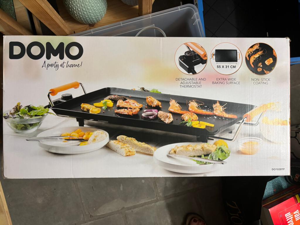 Domo Teppanyaki - niet geopend - NIEUW, Enlèvement, Neuf, 4 à 7 personnes
