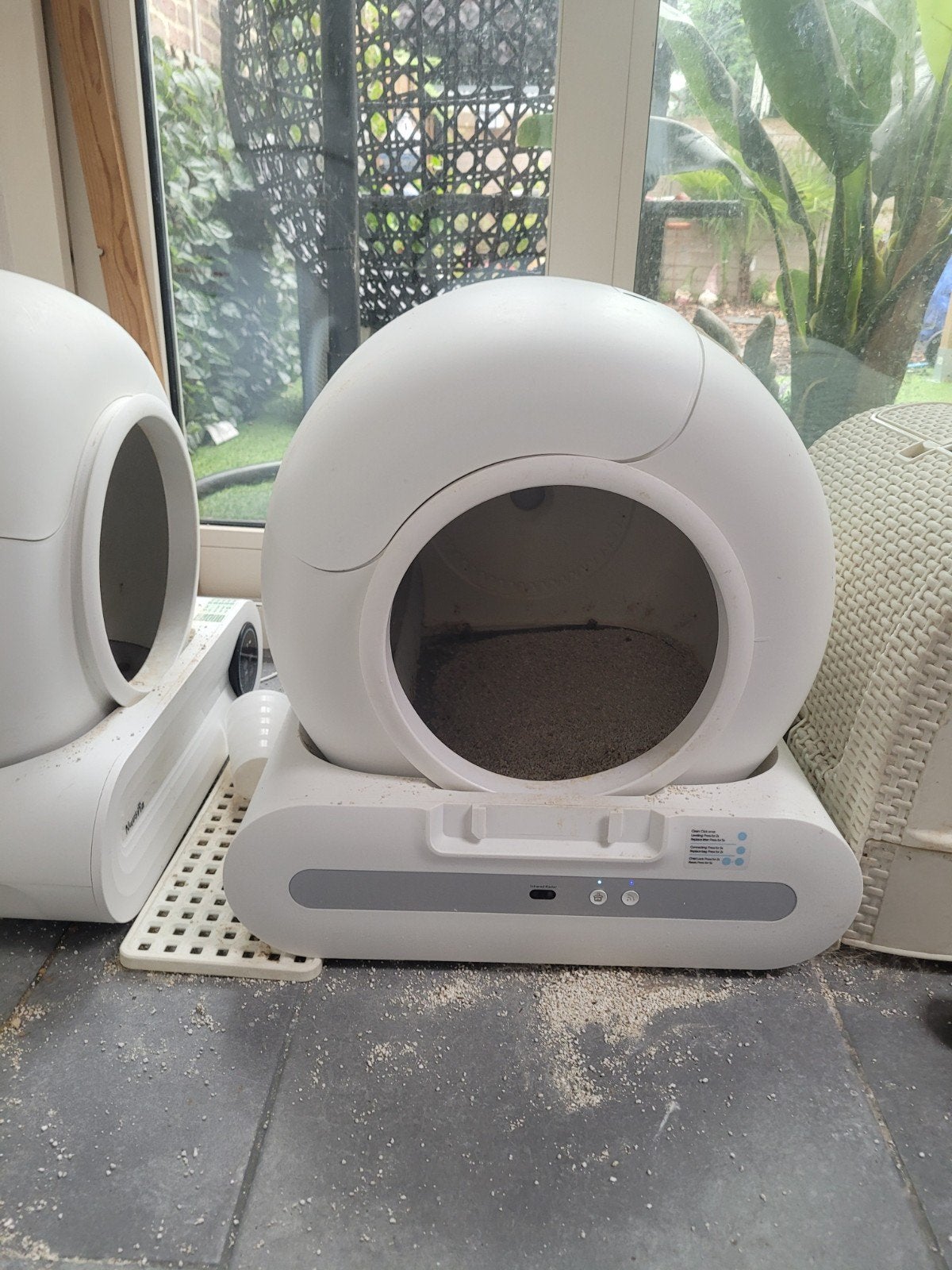 automatische kattenbak, Dieren en Toebehoren, Ophalen, Zelfreinigend, Gebruikt, Open